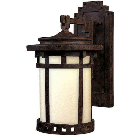 Santa Barbara Dark Sky 1-Light 7 Wide Sienna Outdoor Wall Sconce